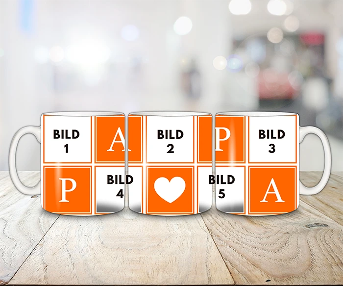 HDF Tasse - Papa mit Wunschbilder