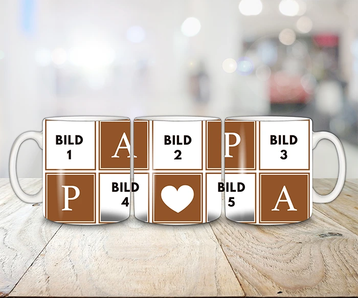 HDF Tasse - Papa mit Wunschbilder
