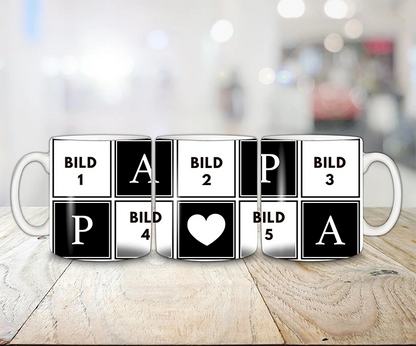 HDF Tasse - Papa mit Wunschbilder