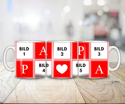HDF Tasse - Papa mit Wunschbilder
