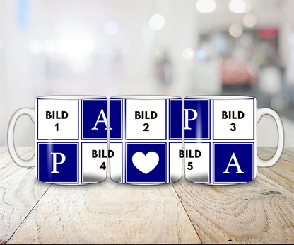 HDF Tasse - Papa mit Wunschbilder
