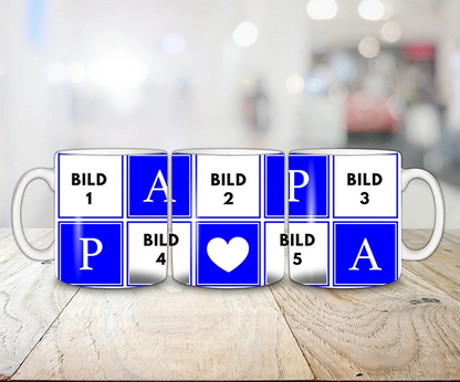 HDF Tasse - Papa mit Wunschbilder