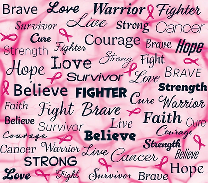 HDF ThermoCup - Cancer "Fighter, Believe, Brave"